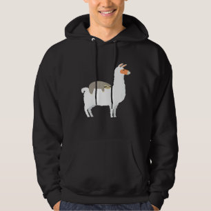 Sloth Llama Sleeping Cute Kids Premium Hoodie