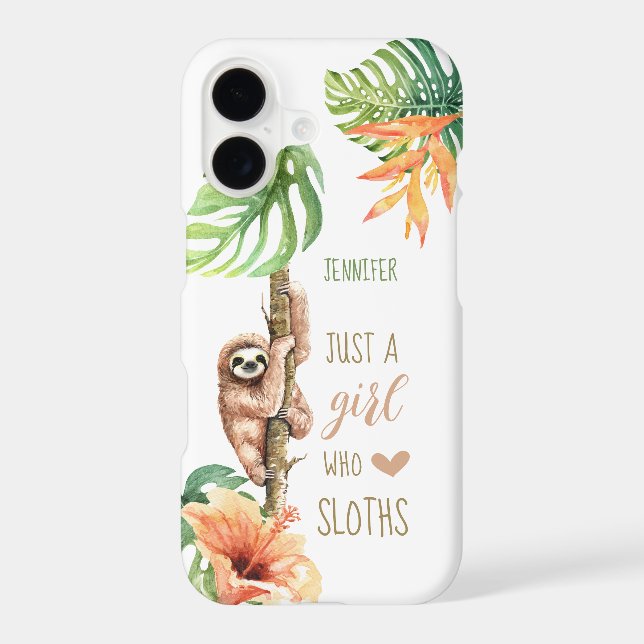 Sloth Love Iphone Case (Back)