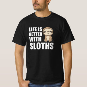 Sloth Love Life Sloth Cute Animals Lazy T-Shirt