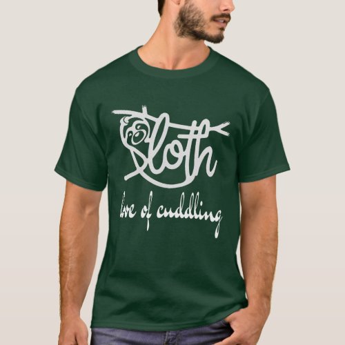 Sloth Love of Cuddling 1 T_Shirt