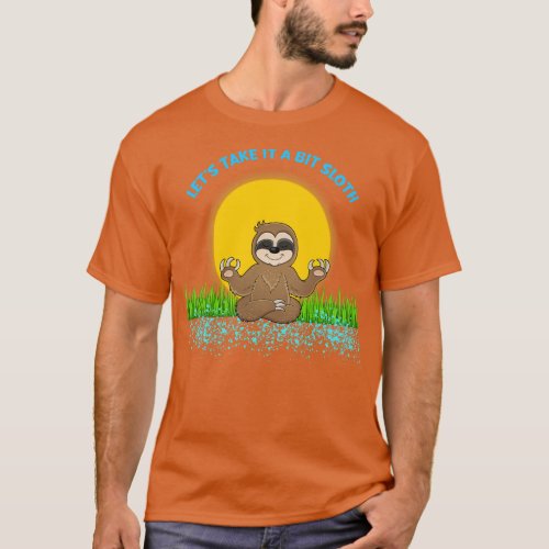 Sloth Lover Design T_Shirt