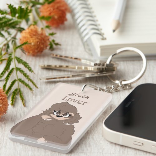 Sloth Lover Keychain