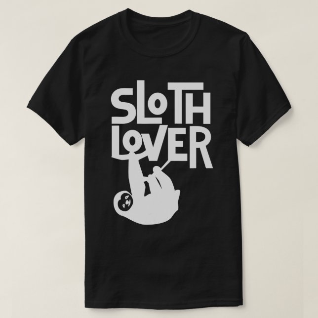 Sloth Lover Sloths Lazy  T-Shirt (Design Front)