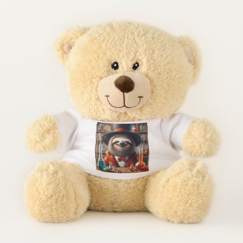 Sloth Mad Scientist Teddy Bear