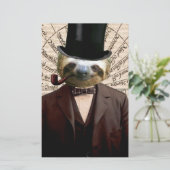 Sloth Man Victorian Steampunk Anthropomorphic (Standing Front)