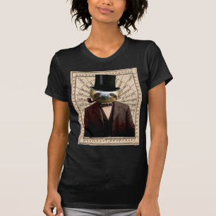 Sloth Man Victorian Steampunk Anthropomorphic T-Shirt