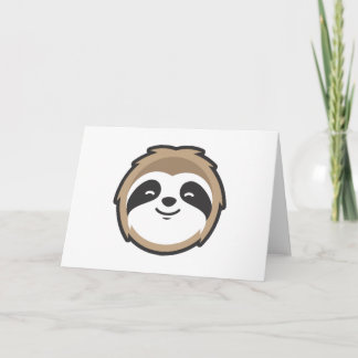 Sloth Mascot Card