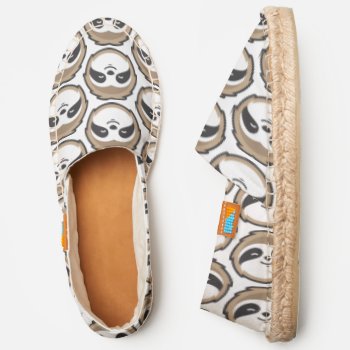 Sloth Mascot Espadrilles by cuteoverload at Zazzle