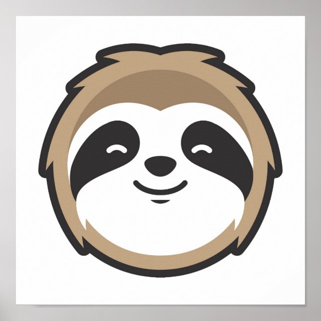 Sloth Mascot Poster (Front)