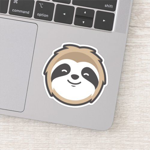 Sloth Mascot Sticker