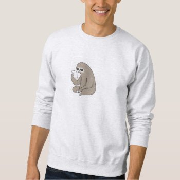 Sloth Men's Basic Sweatshirt by Wesly_DLR at Zazzle