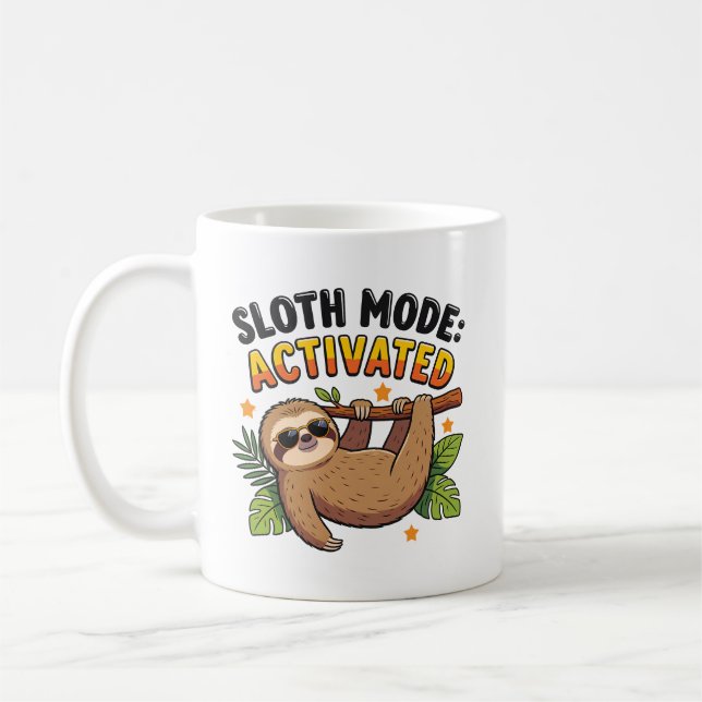 SLOTH MODE: ACTIVATED COFFEE MUG (Left)
