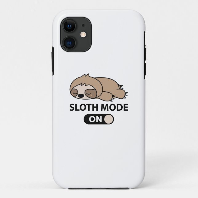 Sloth Mode On Case-Mate iPhone Case (Back)
