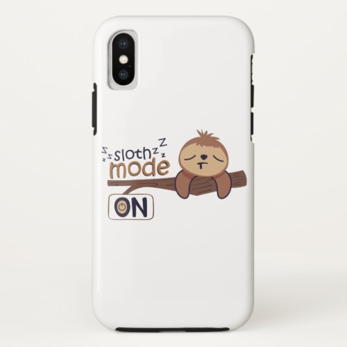 sloth mode on iPhone x case