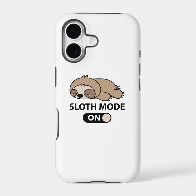 Sloth Mode On Iphone Case (Back)