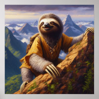 Sloth Mountain Climbing