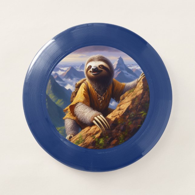 Sloth Mountain Climbing Wham-O Frisbee (Front)