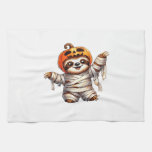 Sloth Mummy Halloween Classic T-Shirt Kitchen Towel