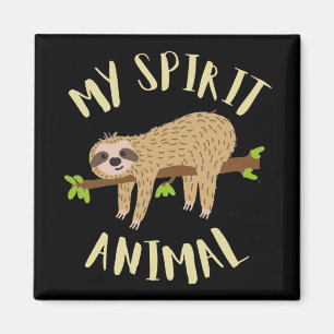 sloth my spirit animal magnet