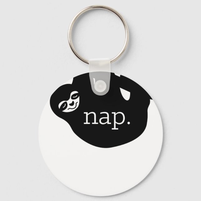 Sloth Nap Keychain (Front)