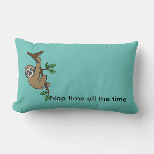 Sloth Nap Plush Pillow (Front)