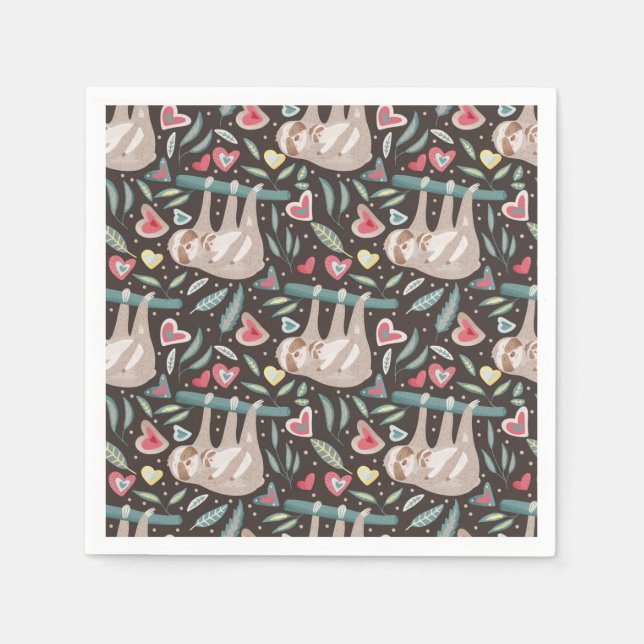 Sloth Napkins (Front)