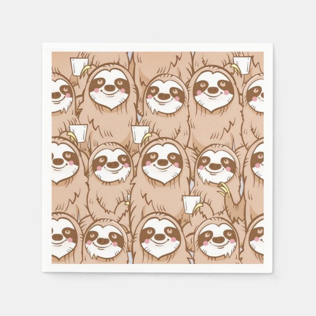 Sloth Napkins (Front)
