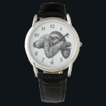 Sloth on tree watch<br><div class="desc">Sloth on a tree background</div>