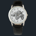 Sloth on tree watch<br><div class="desc">Sloth on a tree background</div>