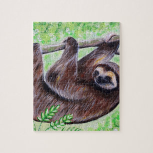 Sloth Painting Jigsaw Puzzle