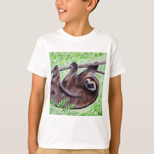 Sloth Painting T_Shirt