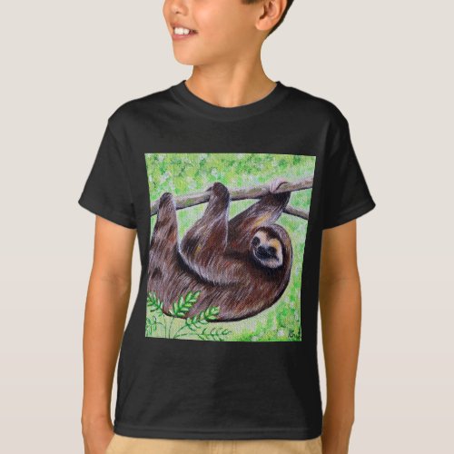 Sloth Painting T_Shirt