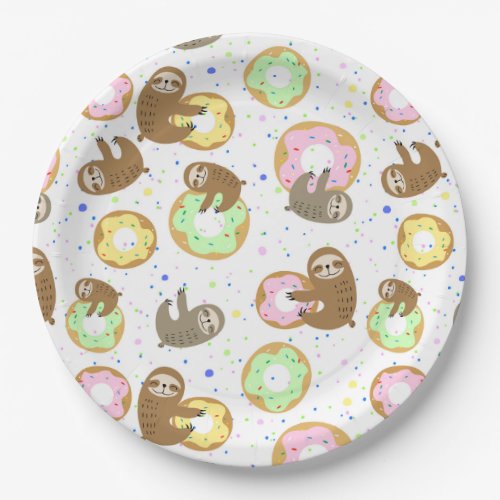 Sloth Paper Plate