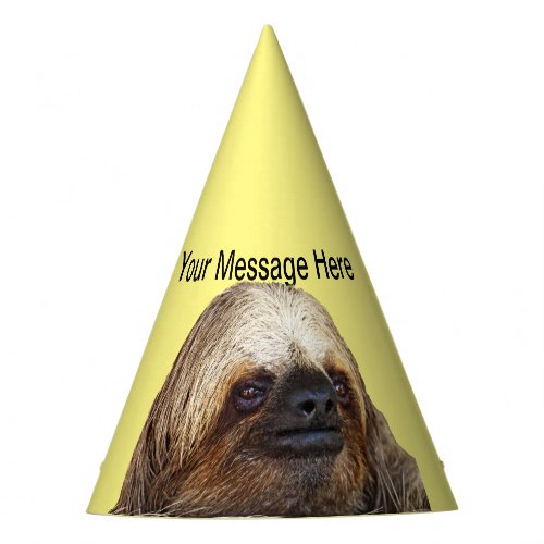 Sloth Party Hat