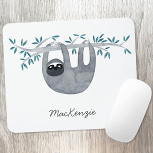 Sloth Personalized Cute Mouse Pad