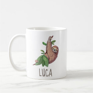 Sloth Personnalised Coffee Mug