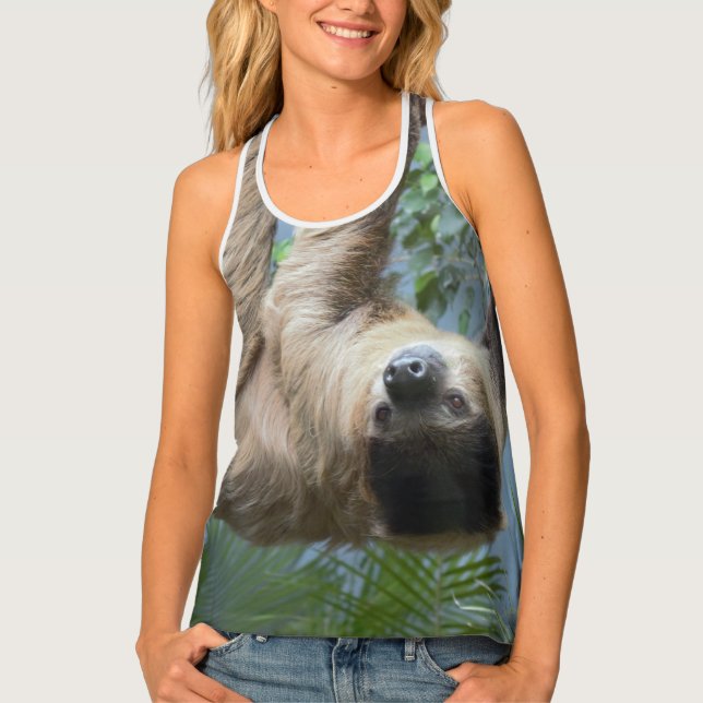 Sloth Photo Tank Top (Front)