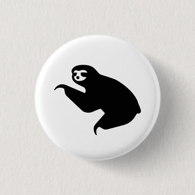 'Sloth' Pictogram Button (Front)