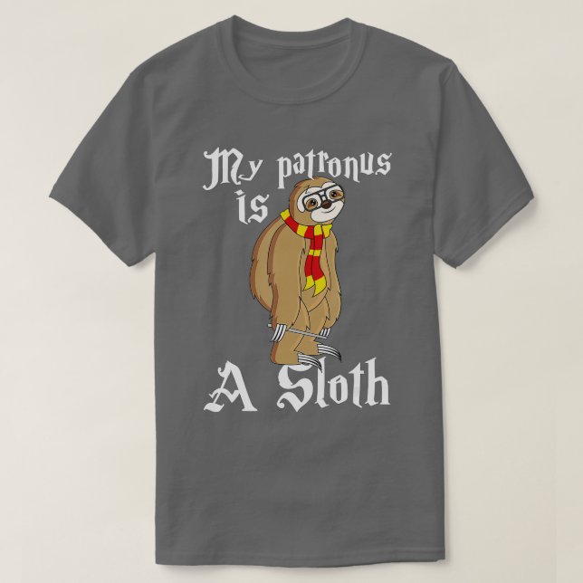 Sloth Pictures Patronus Charm Sloth Stuffed Animal T-Shirt (Design Front)