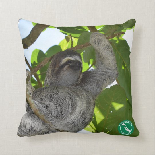 sloth back pillow