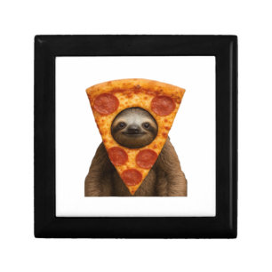 Sloth pizza funny weird prank meme cute happy chri gift box