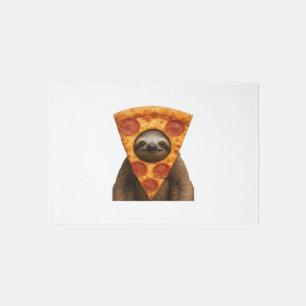 Sloth pizza funny weird prank meme cute happy chri rug