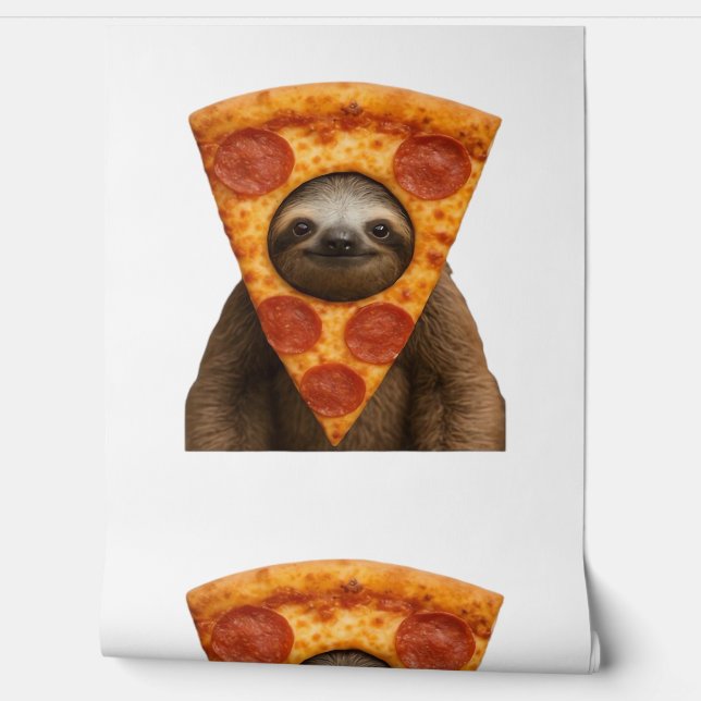 Sloth pizza funny weird prank meme cute happy chri wallpaper  (Unrolling)