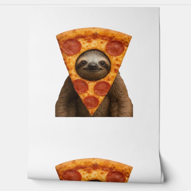 Sloth pizza funny weird prank meme cute happy chri wallpaper  (Unrolling)
