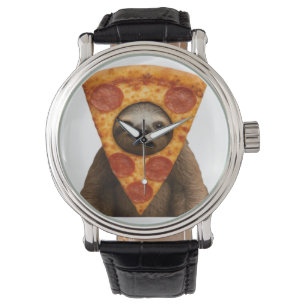 Sloth pizza funny weird prank meme cute happy chri watch