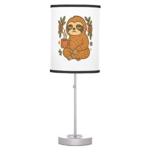 Sloth Playing Guitar Table Lamp