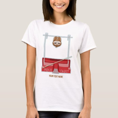 Sloth Pole Vaulting Sports Day T_Shirt