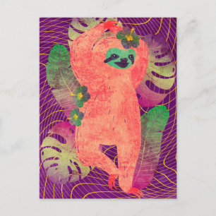 Sloth Postcard