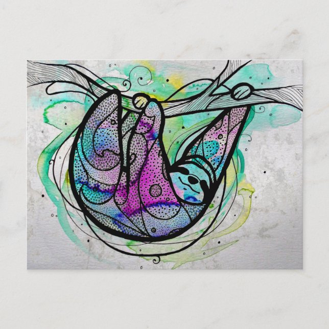 Sloth Postcard (Front)