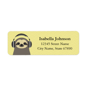 Sloth Return Address Labels